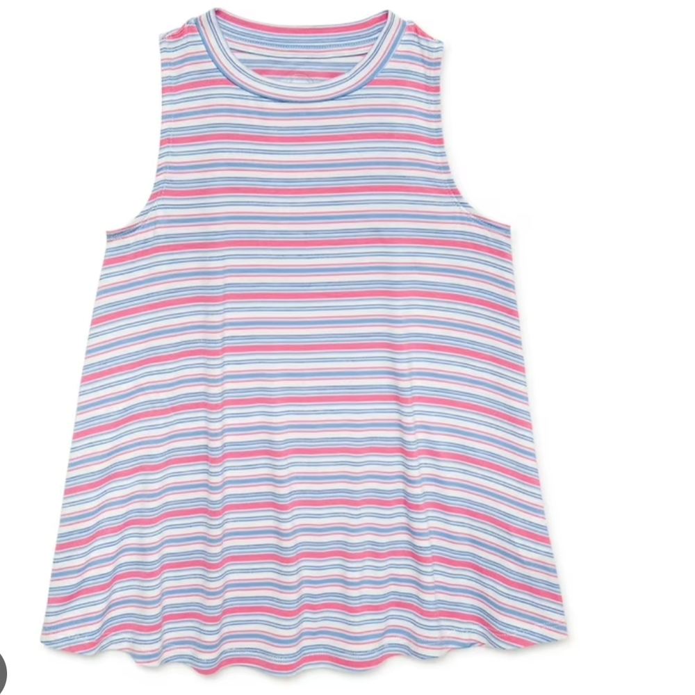Striped Sleeveless Kids Top